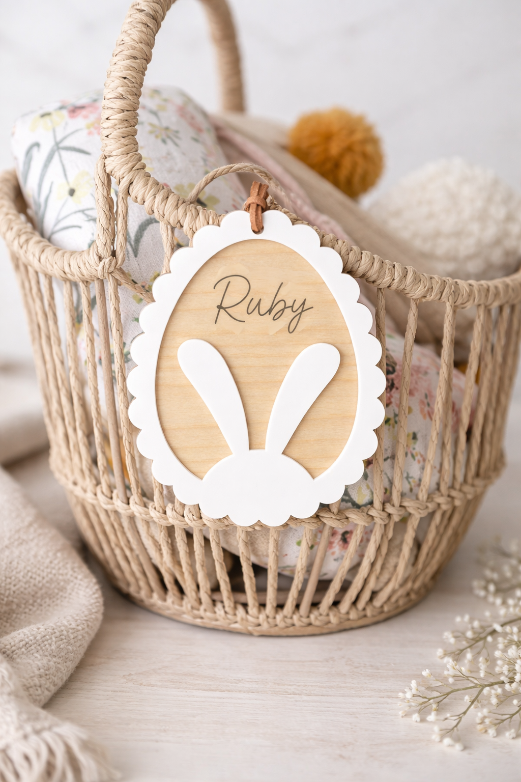 Personalized Easter Basket Tag