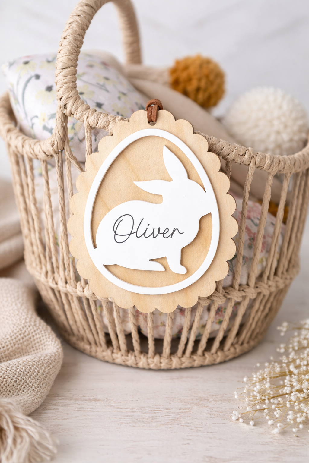 Personalized Easter Basket Tag
